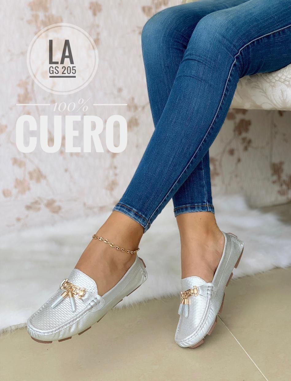 Mocasin Cuero MANHATAN Para Mujer